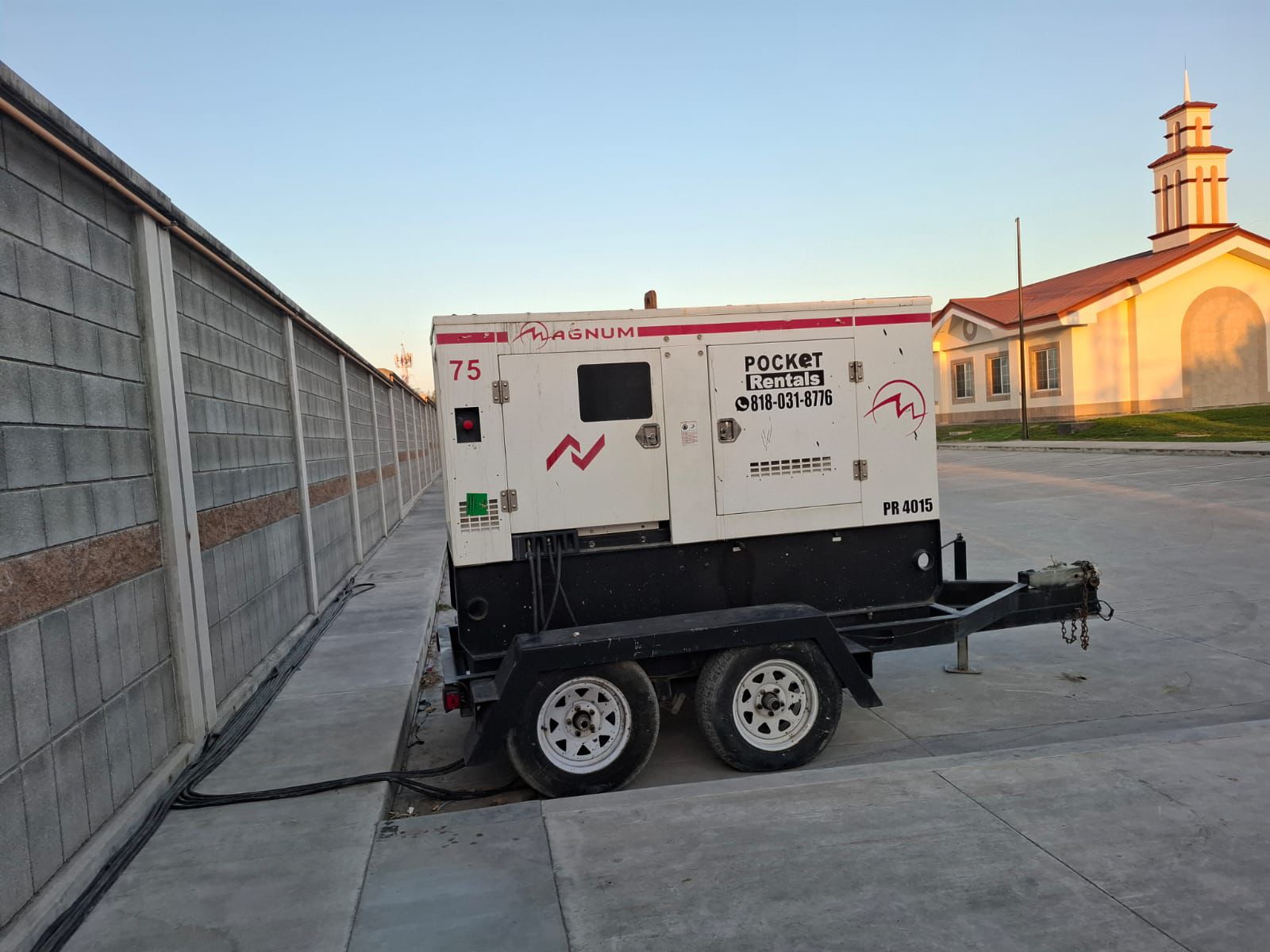 Generador 75 kVA en renta